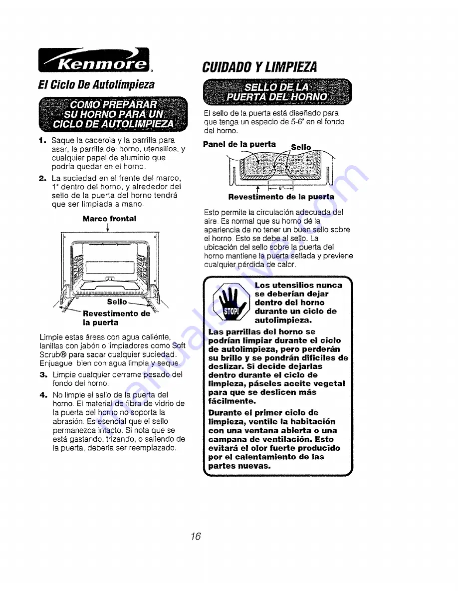 Kenmore 911.40465 Скачать руководство пользователя страница 40