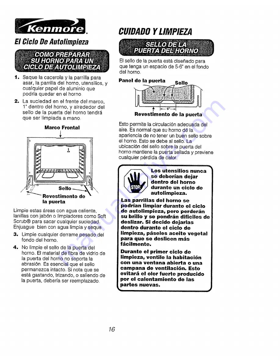 Kenmore 911.41065 Скачать руководство пользователя страница 40