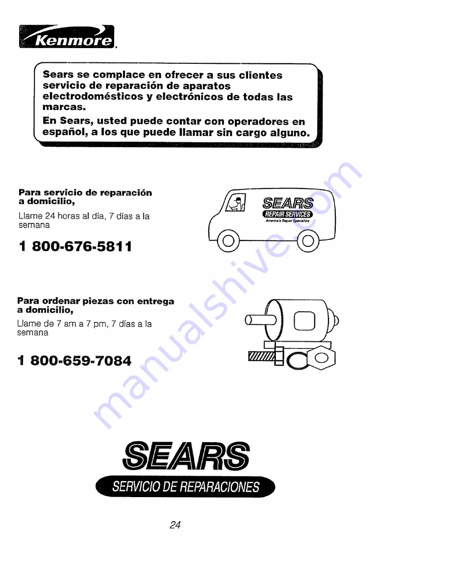 Kenmore 911.41065 Скачать руководство пользователя страница 48