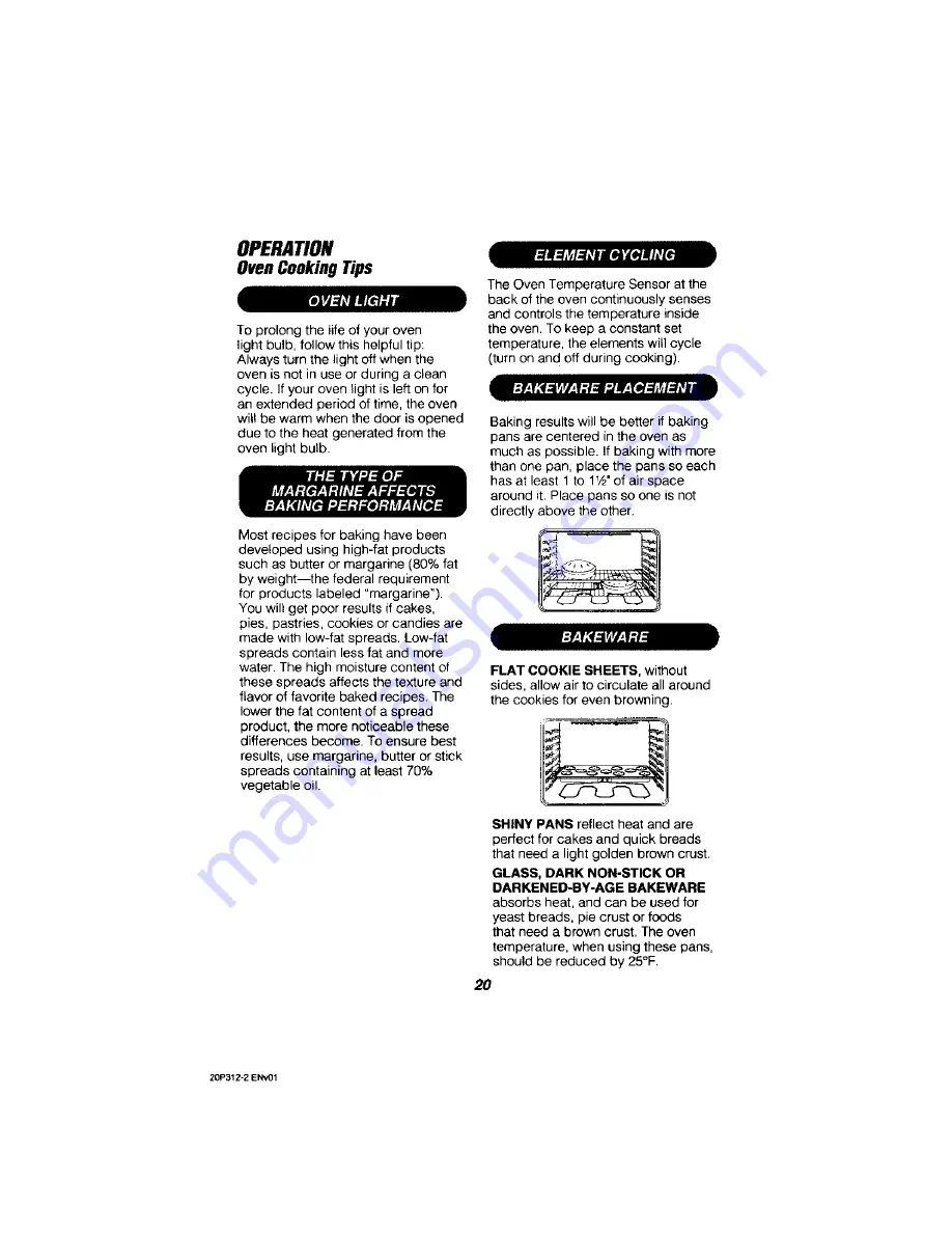 Kenmore 911.47812200 Use & Care Manual Download Page 20