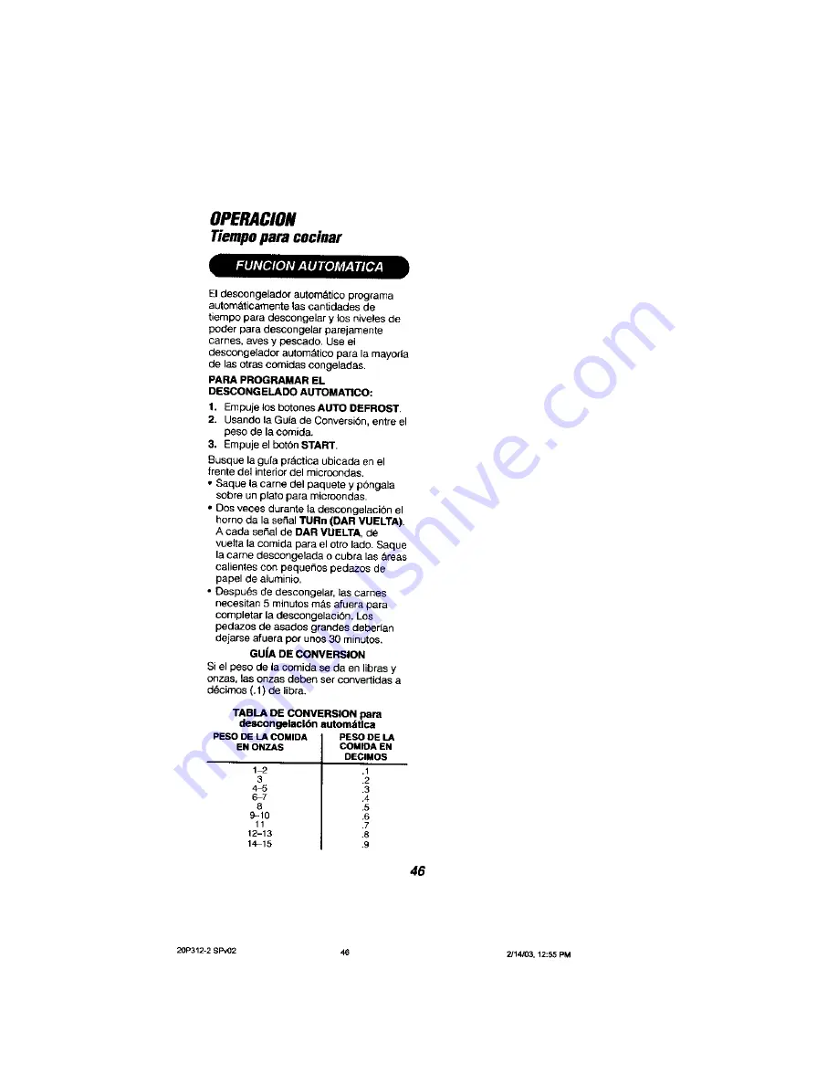 Kenmore 911.47812200 Use & Care Manual Download Page 46