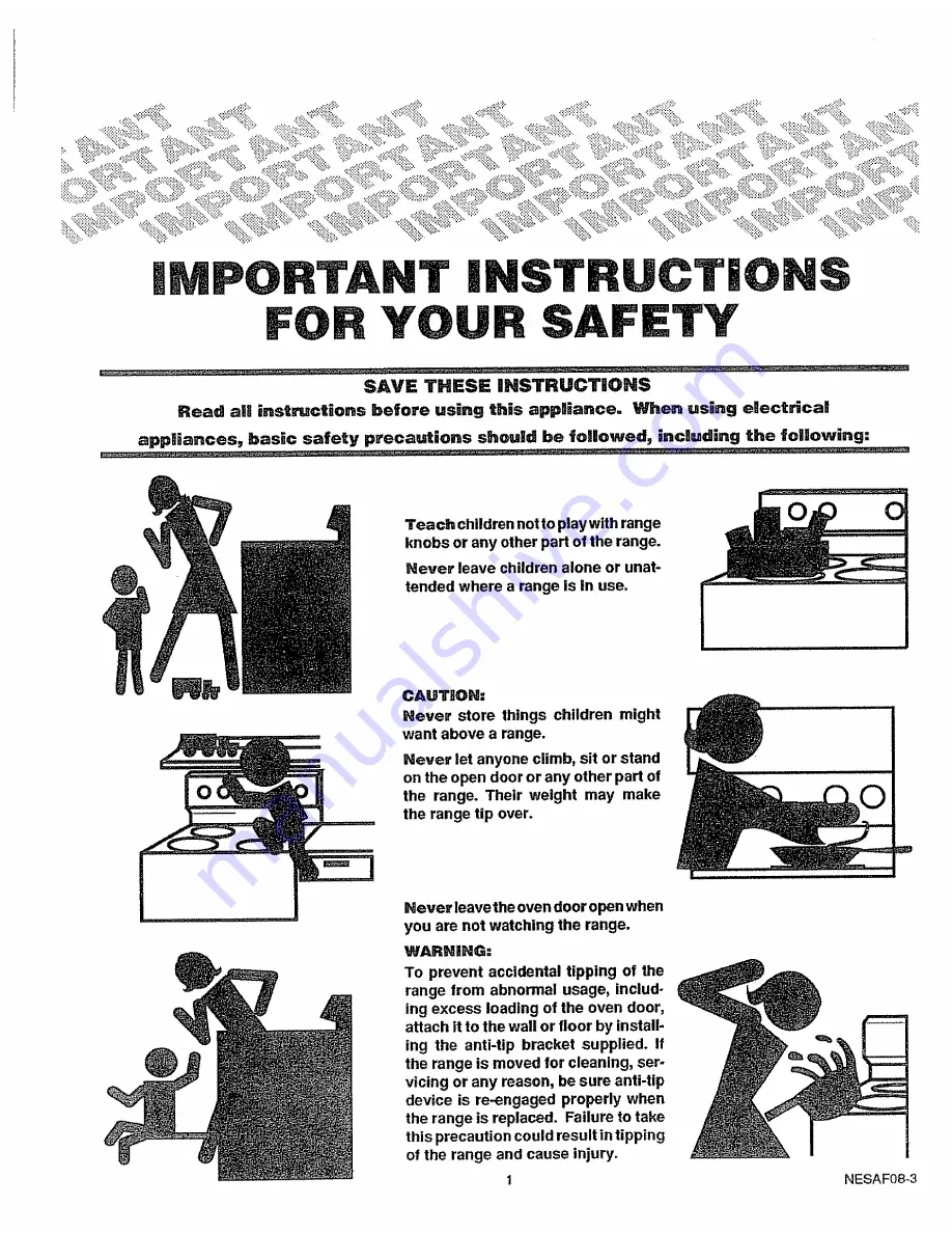 Kenmore 911.93725 Use Use, Care, Safety Manual Download Page 2