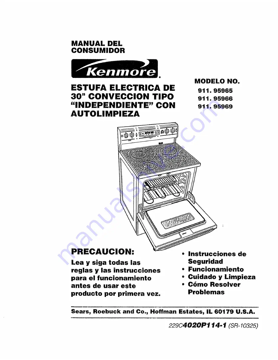 Kenmore 911.95975 Owner'S Manual Download Page 39