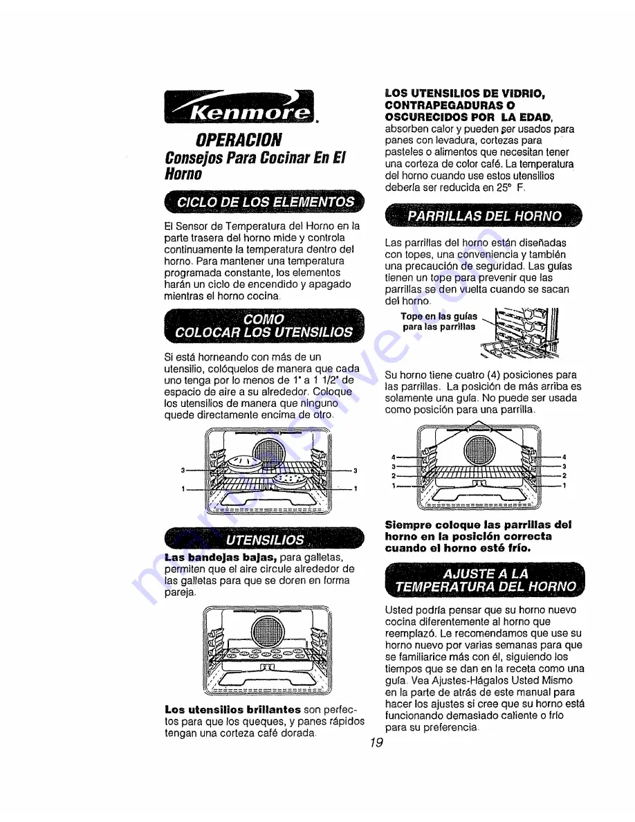 Kenmore 911.95975 Owner'S Manual Download Page 57