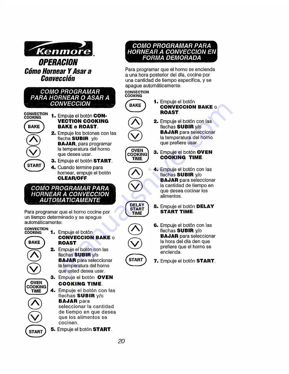 Kenmore 911.95975 Owner'S Manual Download Page 58