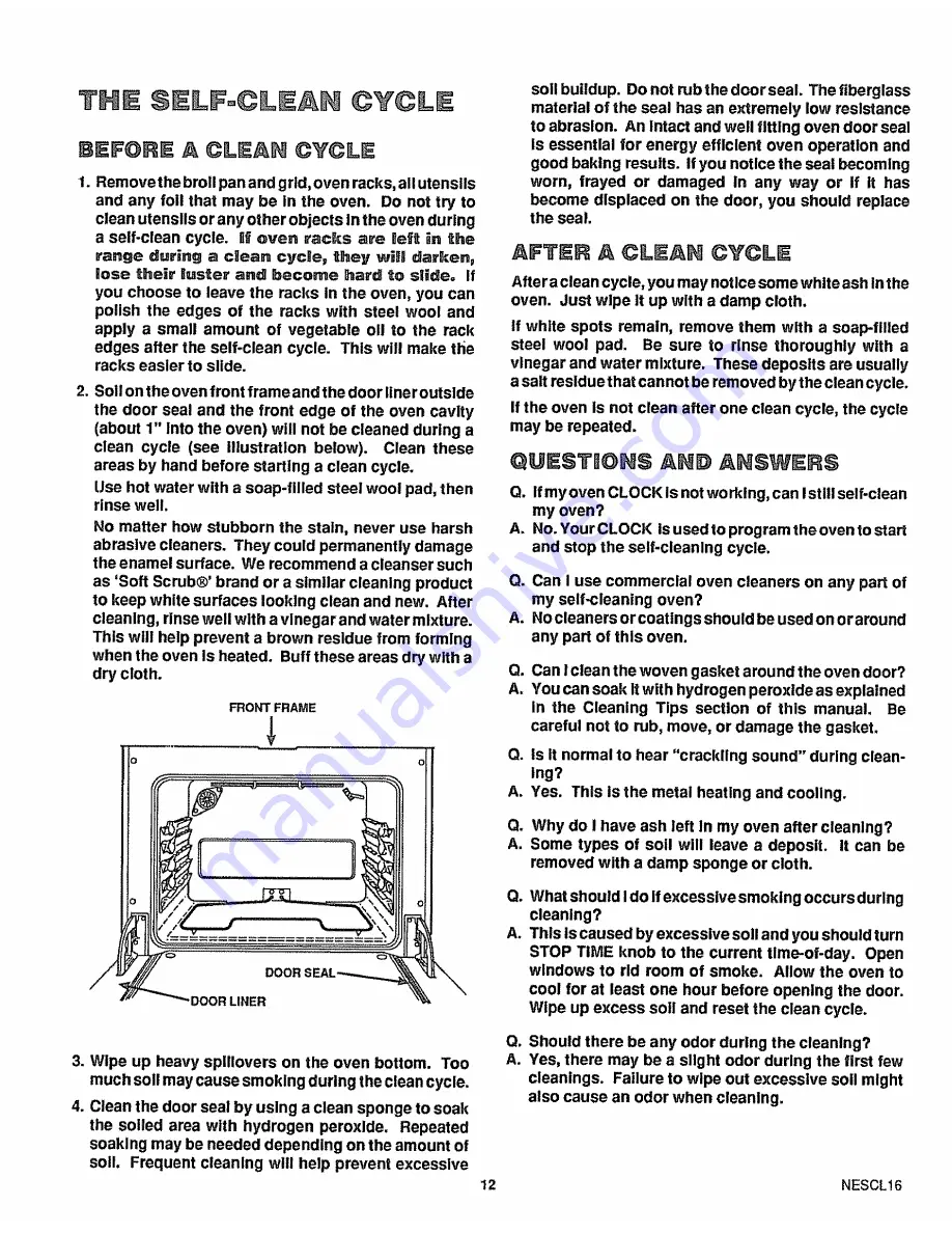 Kenmore 95629 Use And Care And Safety Manual Download Page 13