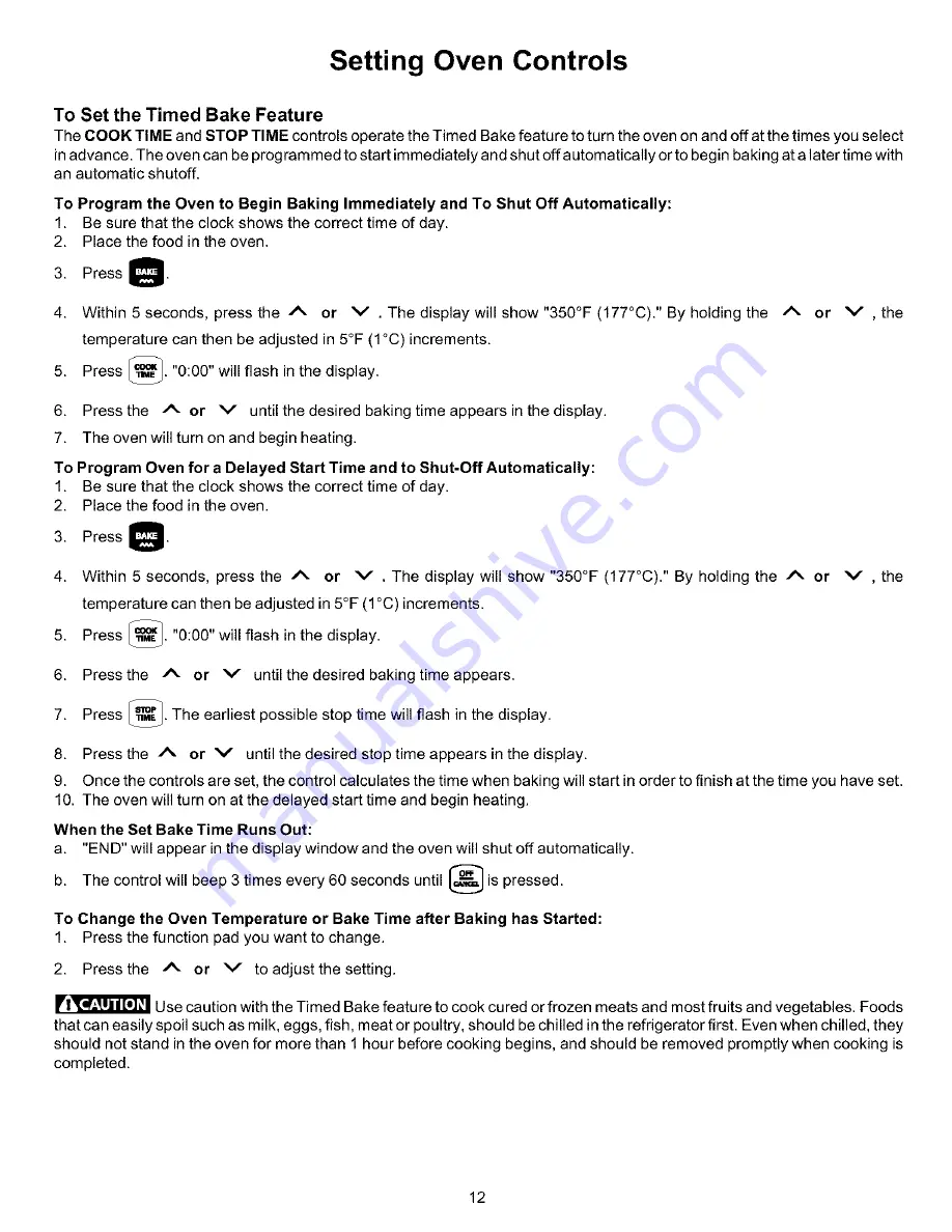 Kenmore 970-334420 Use And Care Manual Download Page 12