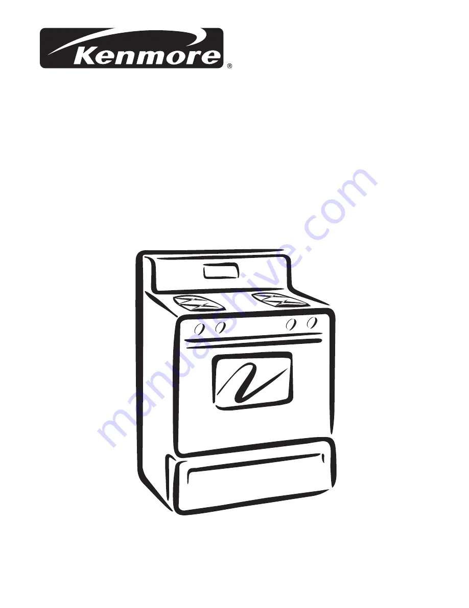 Kenmore 970-3356 Series Use & Care Manual Download Page 1