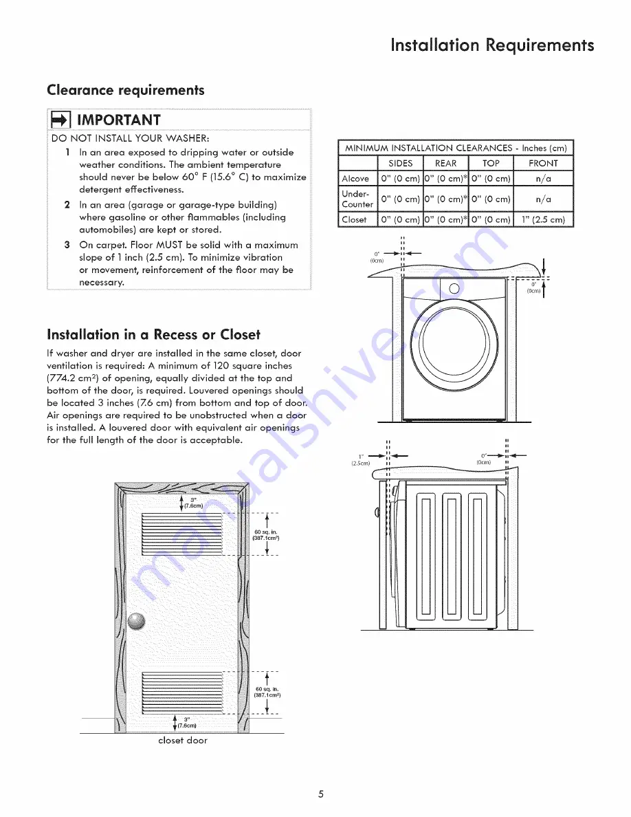 Kenmore 970L48022A0 Installation Instructions Manual Download Page 5