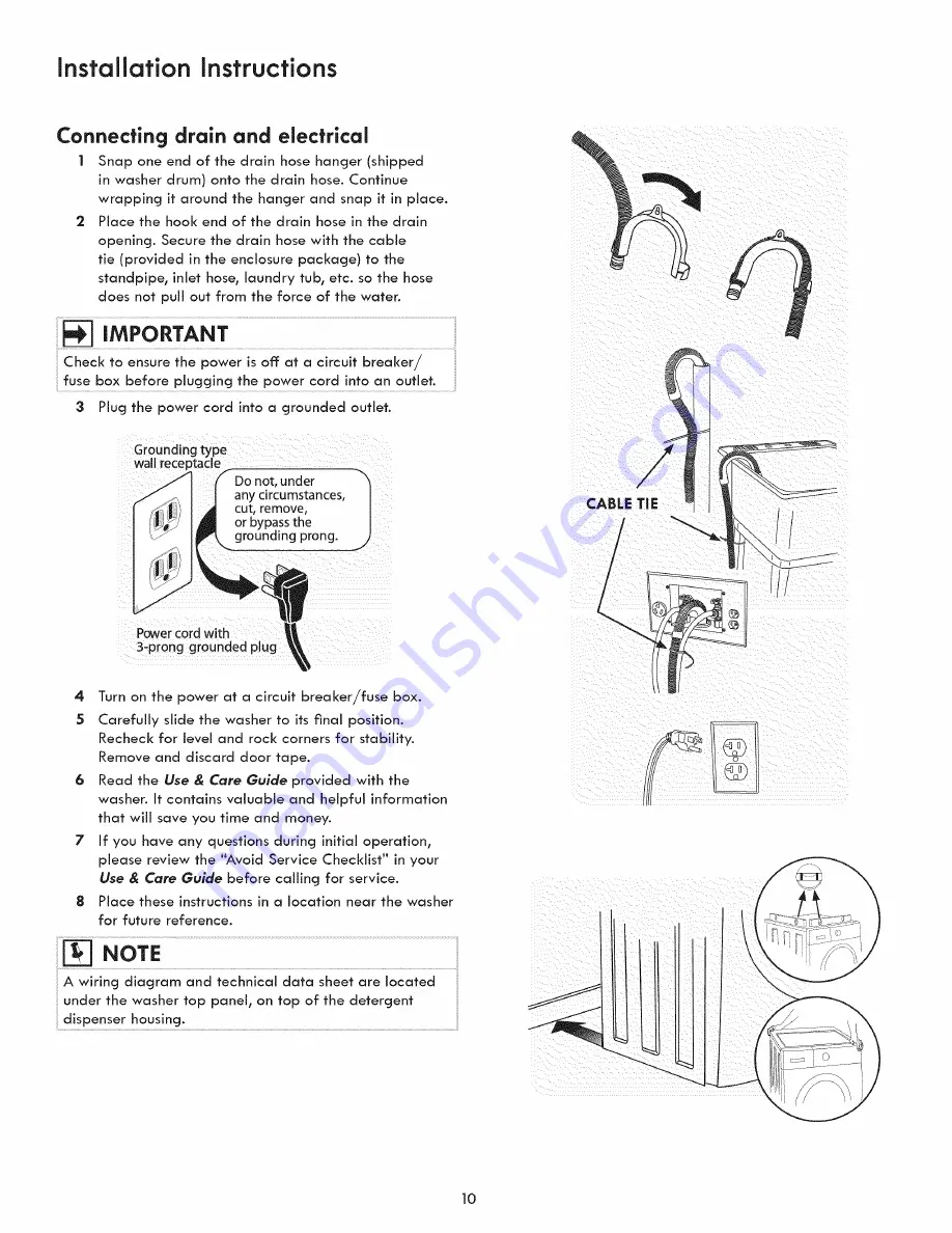 Kenmore 970L48022A0 Installation Instructions Manual Download Page 10