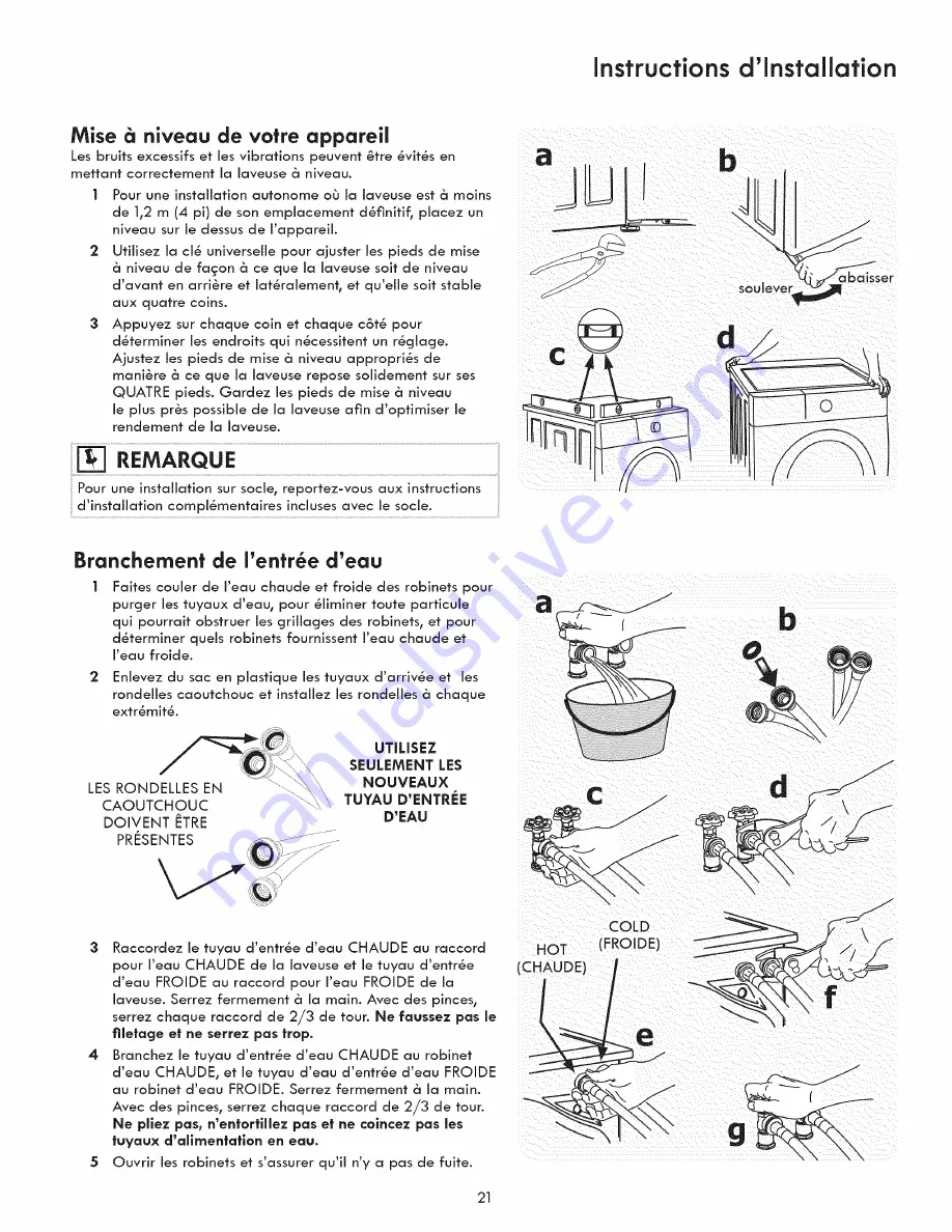 Kenmore 970L48022A0 Installation Instructions Manual Download Page 21