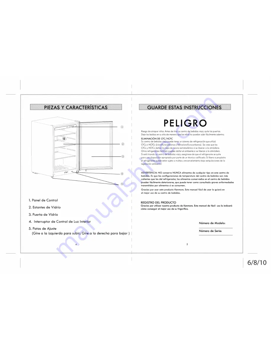 Kenmore 99283 Скачать руководство пользователя страница 9