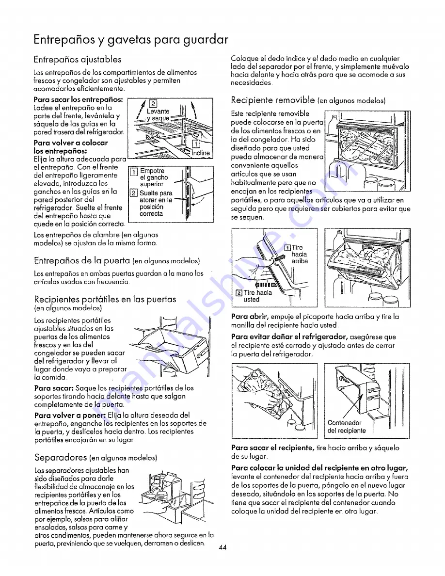 Kenmore Advantage 64281 Скачать руководство пользователя страница 44