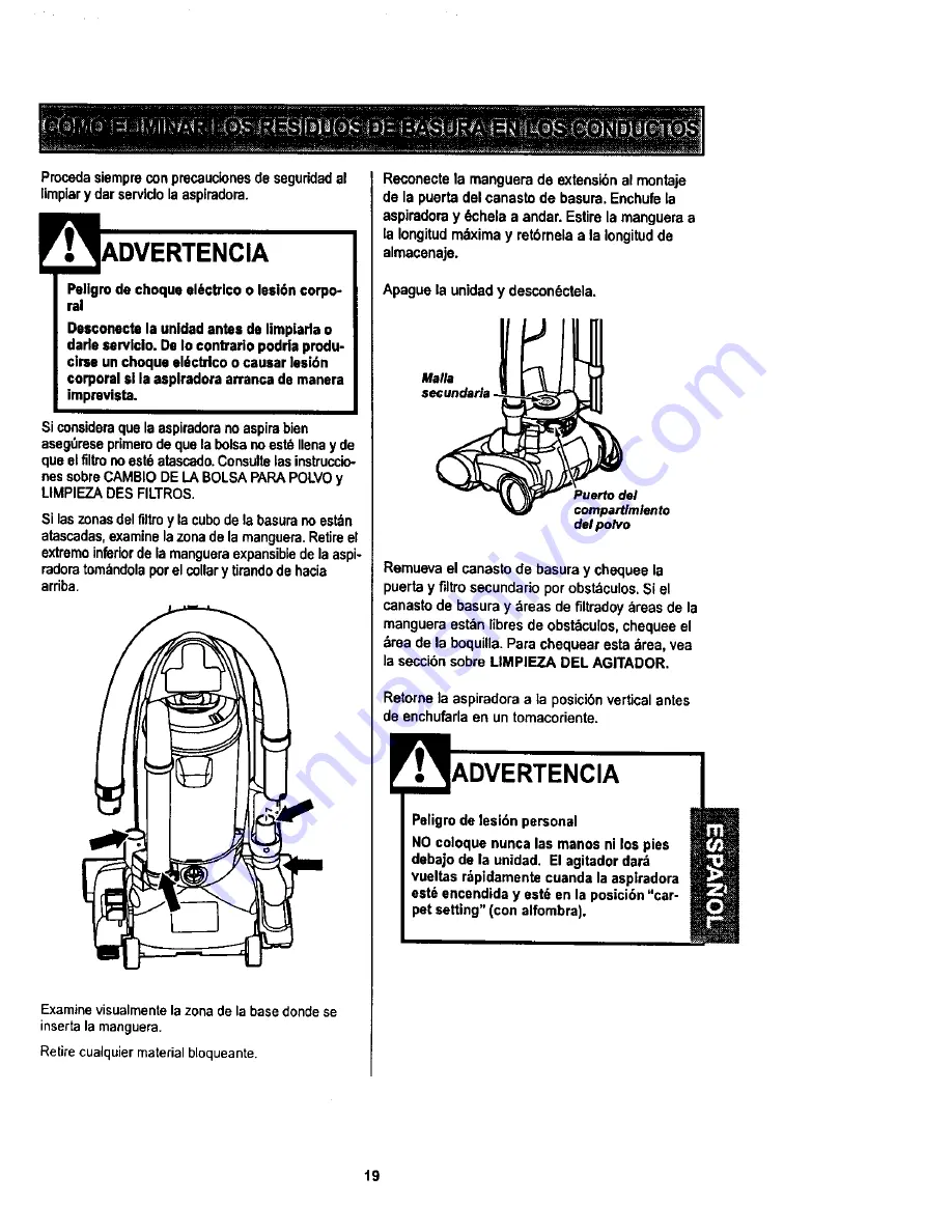 Kenmore ASPIRADORA 116.34728 Скачать руководство пользователя страница 41