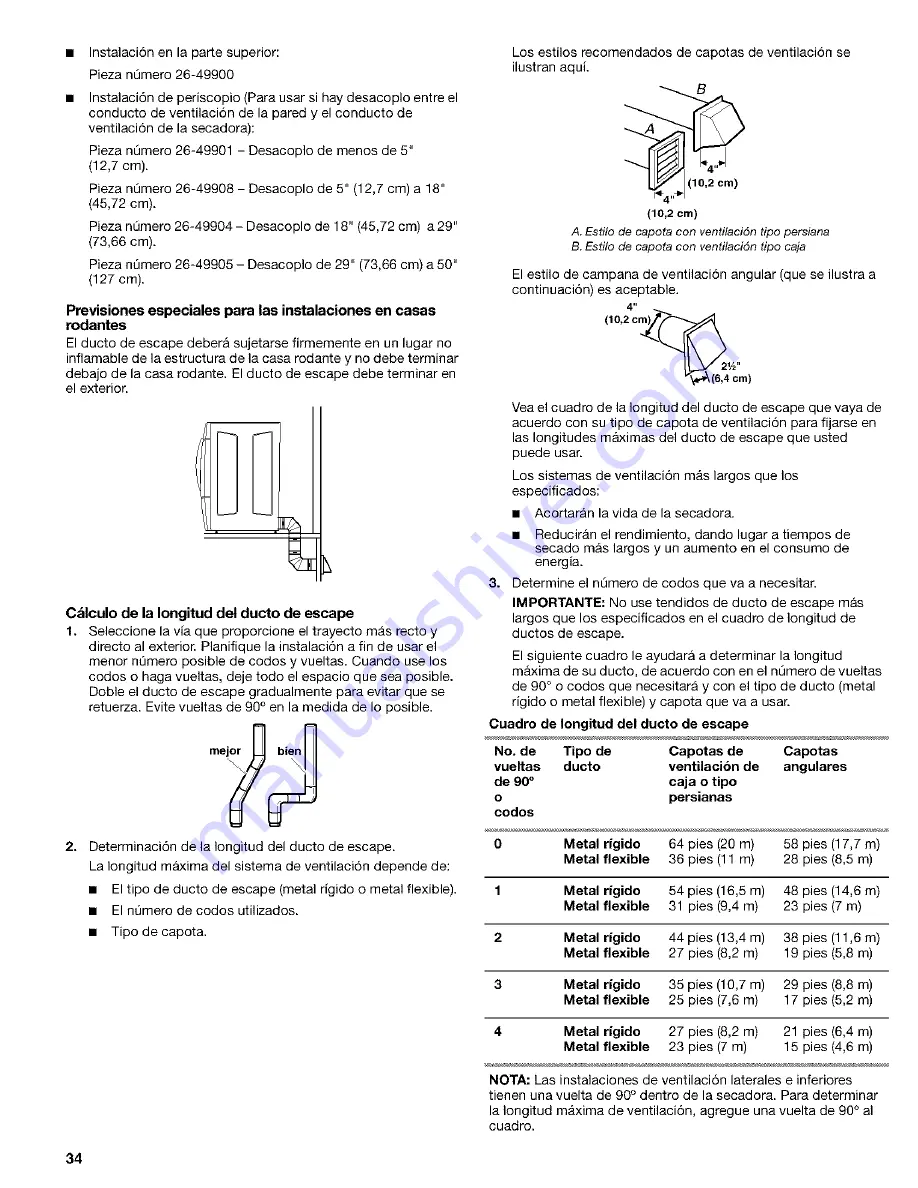 Kenmore Elite 110.9586 Series Use & Care Manual Download Page 34