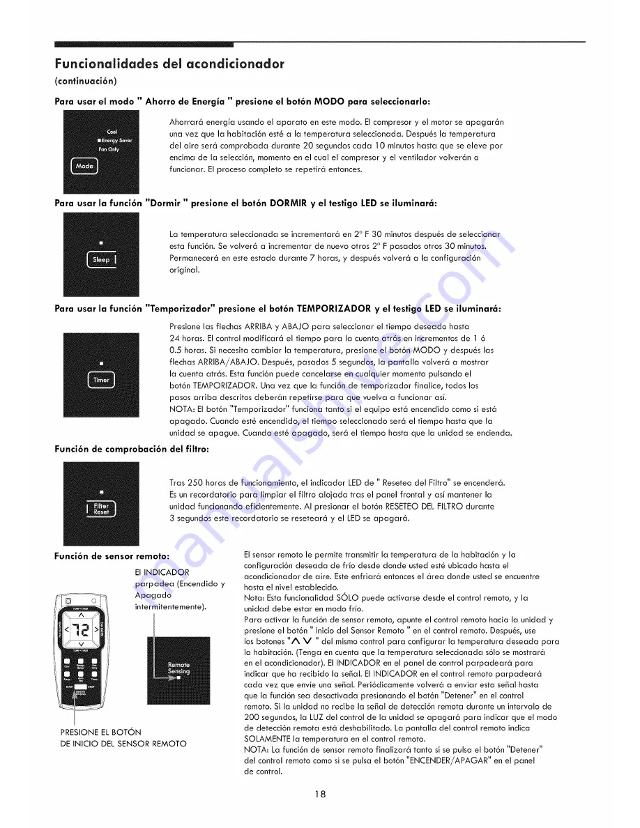 Kenmore Elite 253.76085 Use & Care Manual Download Page 18