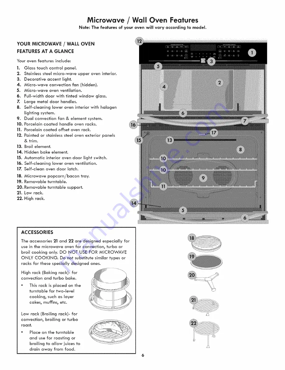 Kenmore Elite 790.4890 Series Скачать руководство пользователя страница 6