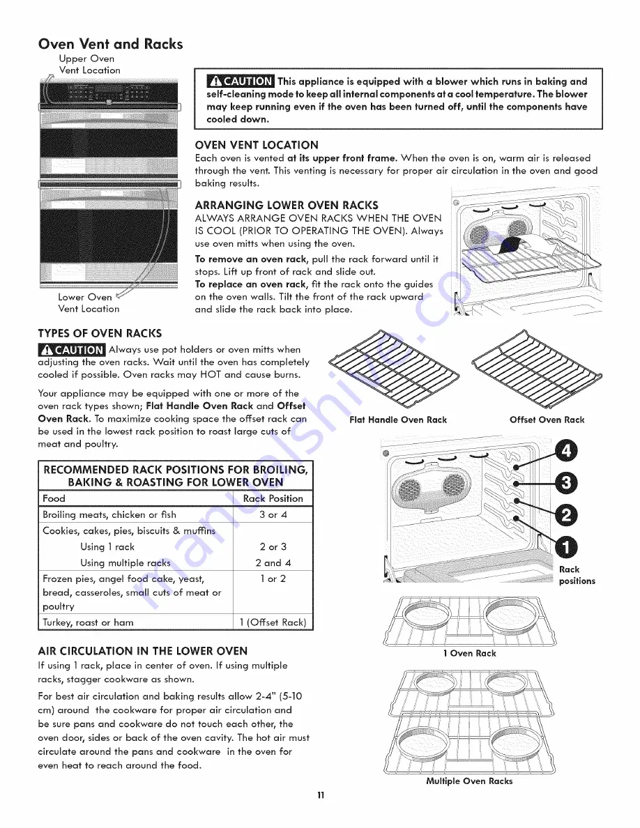 Kenmore Elite 790.4890 Series Use & Care Manual Download Page 11