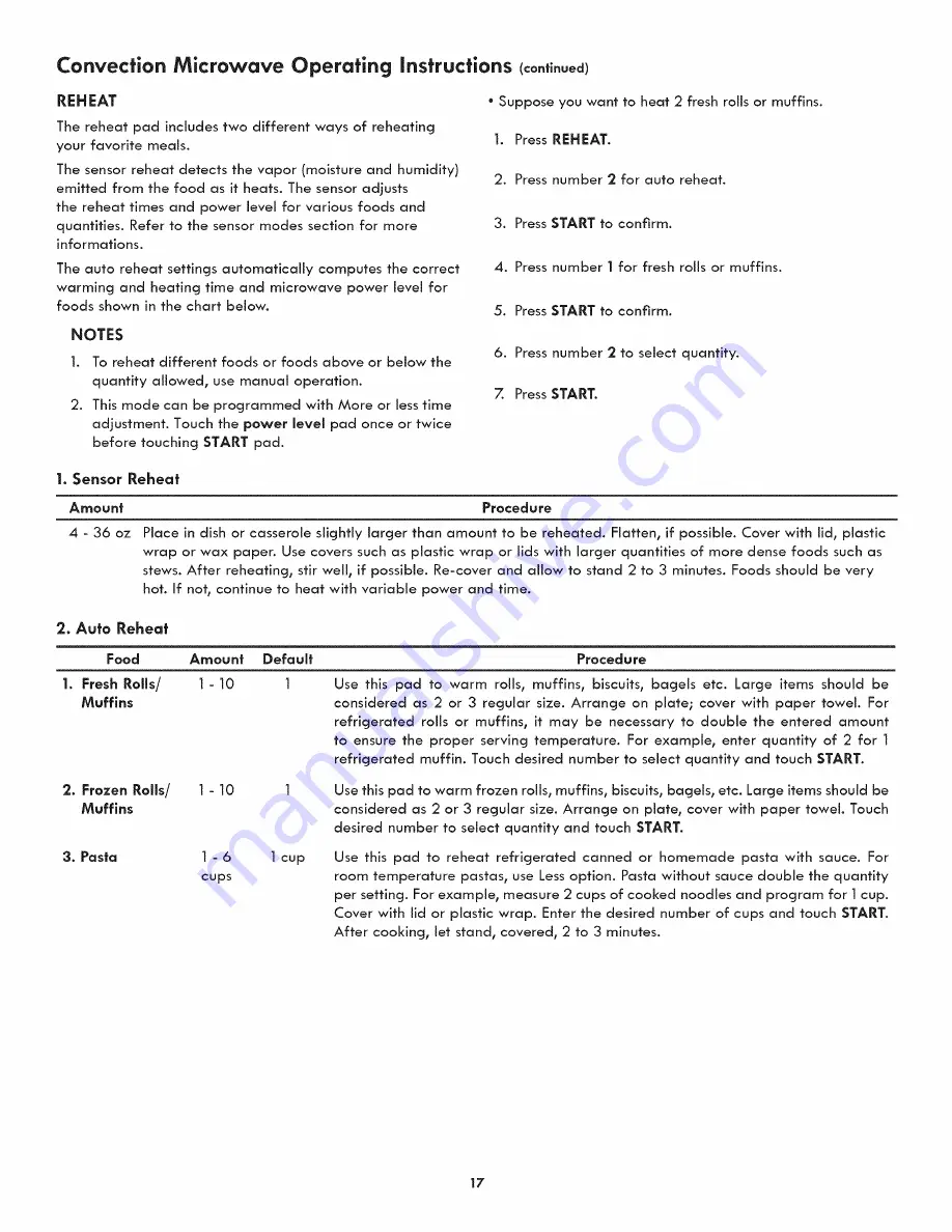 Kenmore Elite 790.4890 Series Use & Care Manual Download Page 17