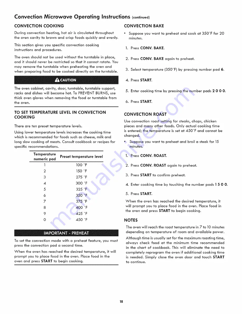 Kenmore Elite 790.4890 Series Use & Care Manual Download Page 18