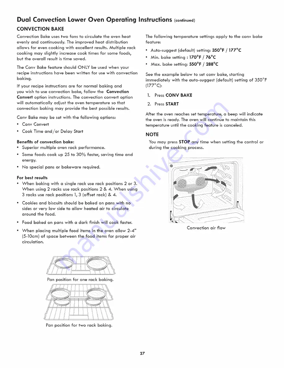 Kenmore Elite 790.4890 Series Use & Care Manual Download Page 27