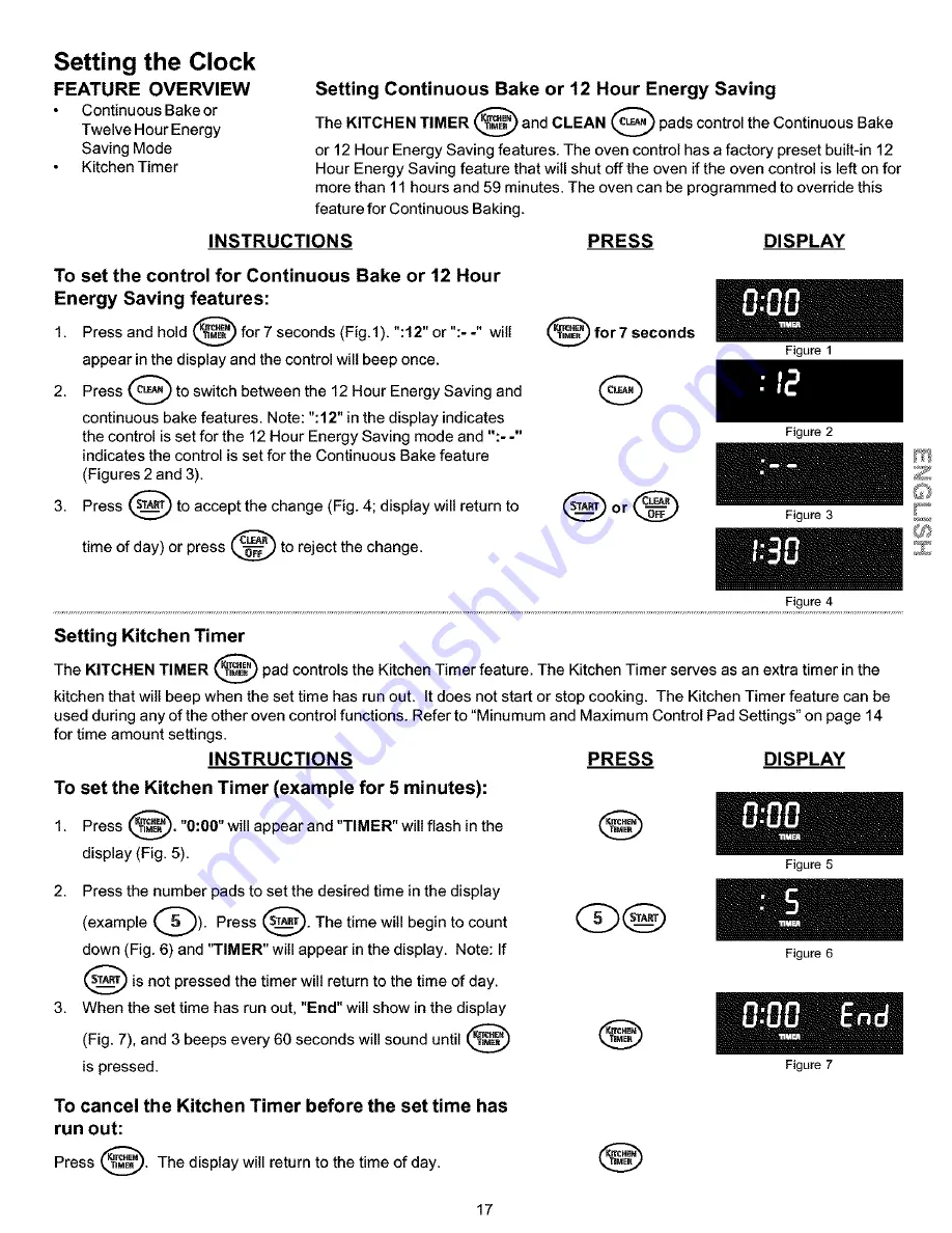 Kenmore Elite 790.99012 Use & Care Manual Download Page 17