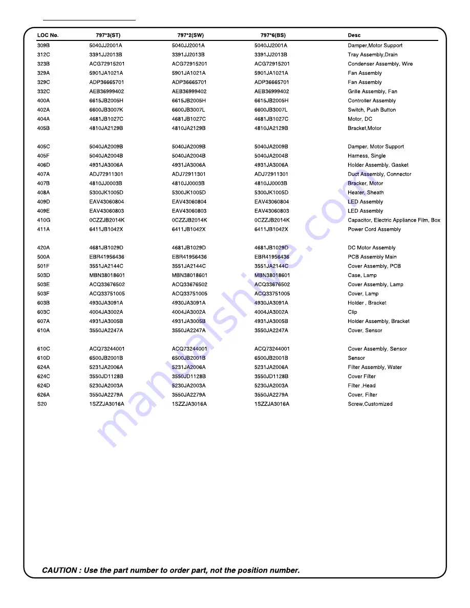 Kenmore Elite 795.71082.01 series Service Manual Download Page 49