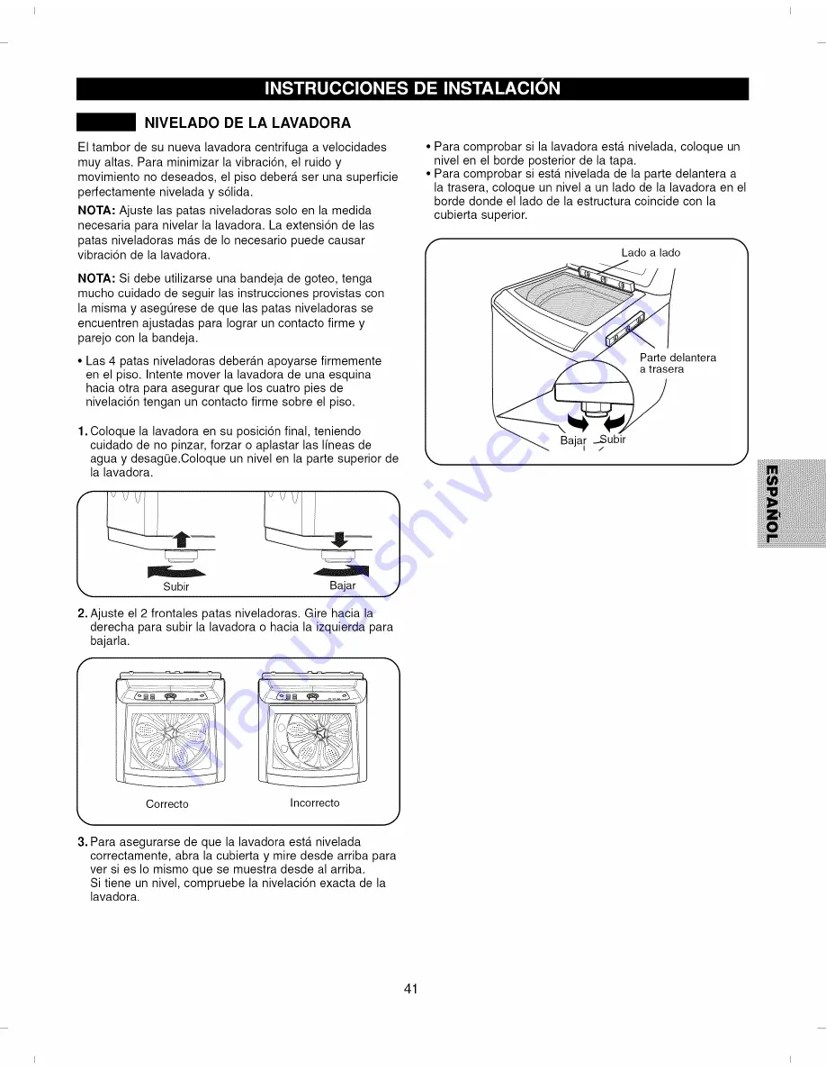 Kenmore ELITE 796.2927 Series Скачать руководство пользователя страница 41