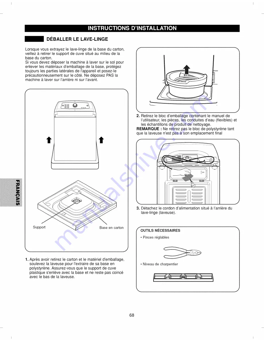 Kenmore ELITE 796.2927 Series Скачать руководство пользователя страница 68