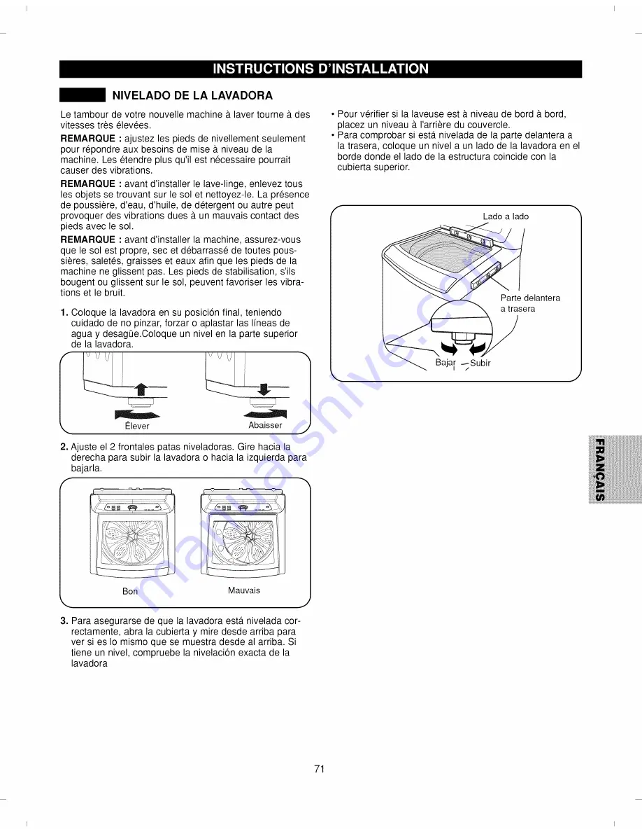 Kenmore ELITE 796.2927 Series Скачать руководство пользователя страница 71