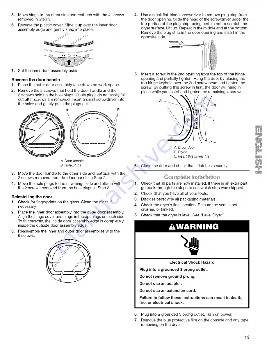 Kenmore ELITE HE4 110.9586 Series Use & Care Manual Download Page 13