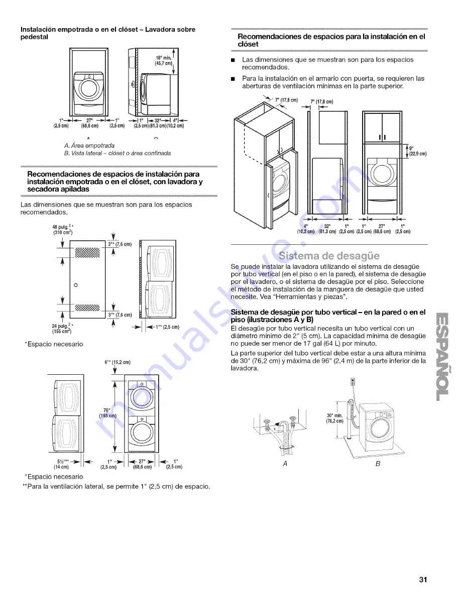 Kenmore Elite HE5t Steam 110.4770 Series Скачать руководство пользователя страница 31