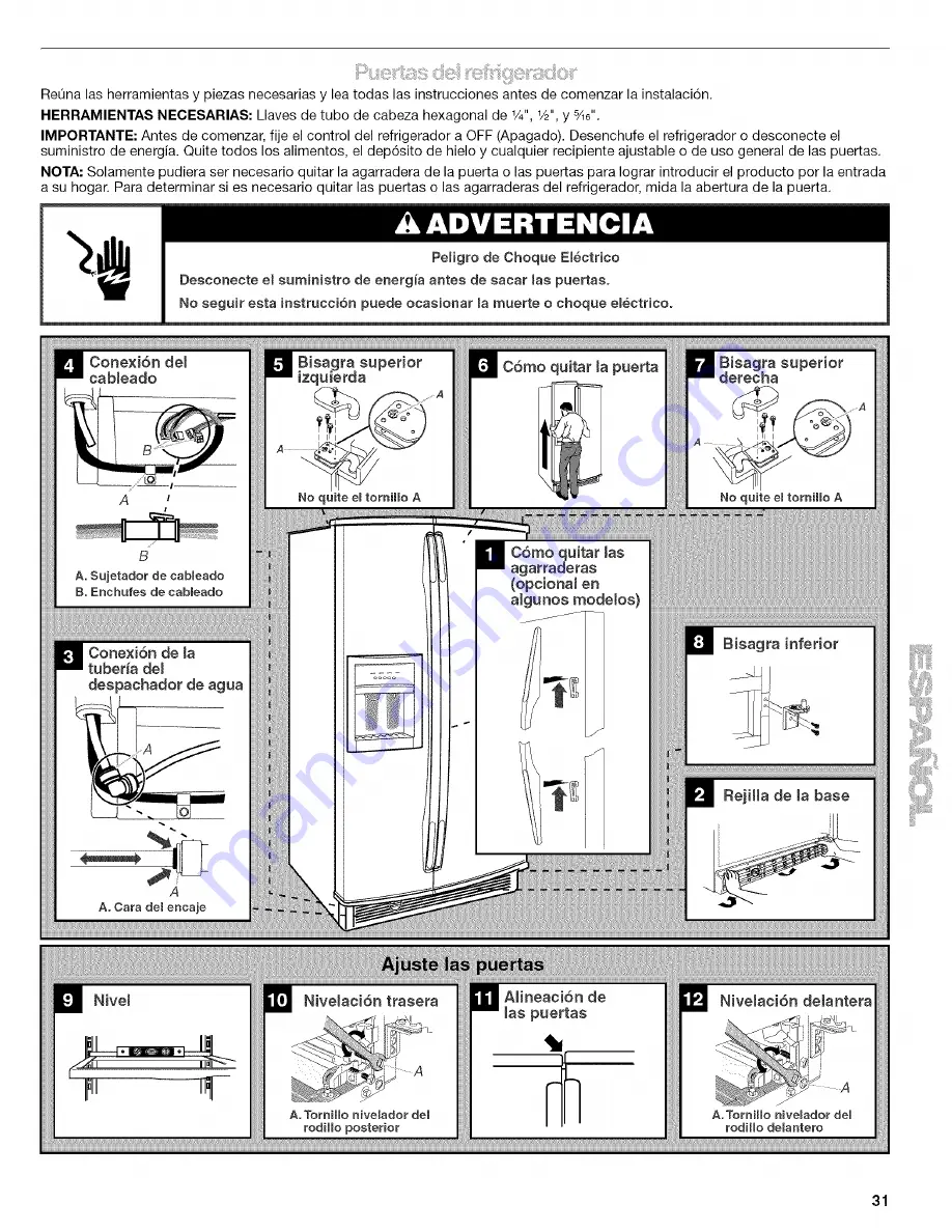 Kenmore Elite Side by Side Refrigerator Use & Care Manual Download Page 31