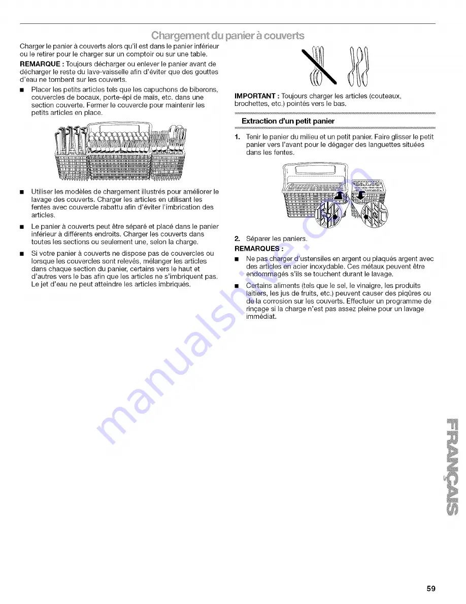 Kenmore Elite Ultra Wash 665.1378 Series Скачать руководство пользователя страница 59