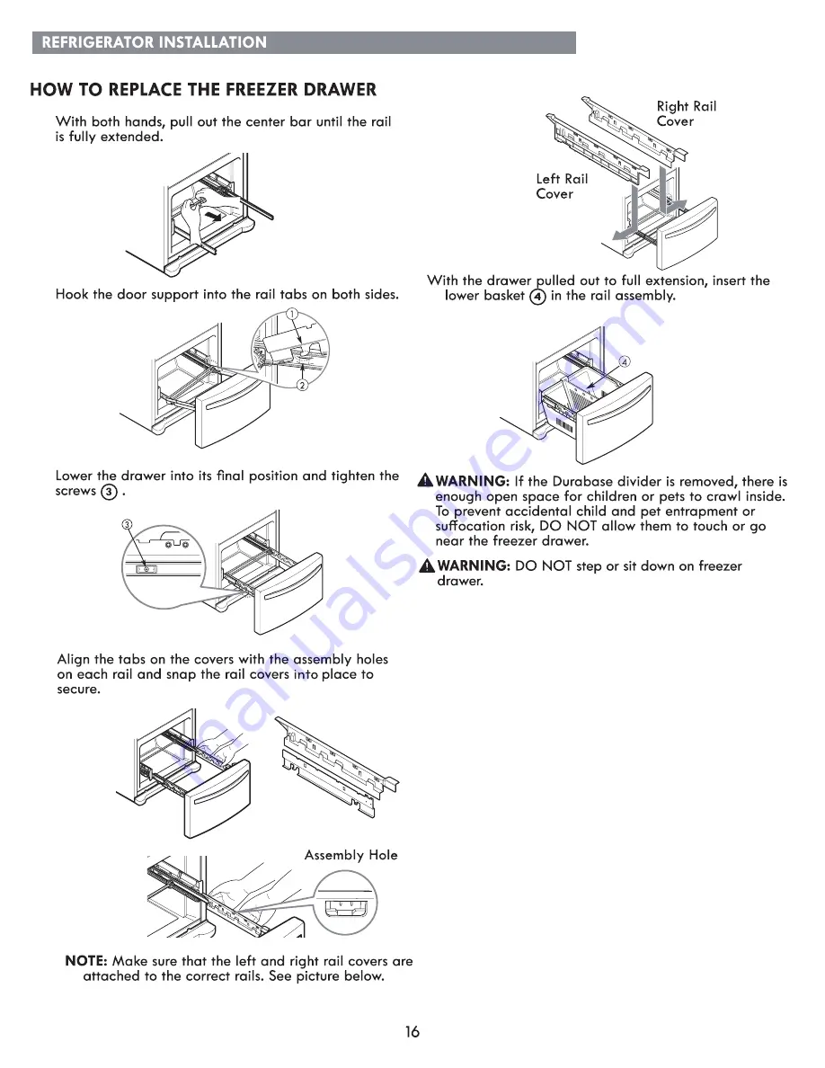 Kenmore Grab-N-Go 795.7033 Series Use & Care Manual Download Page 16