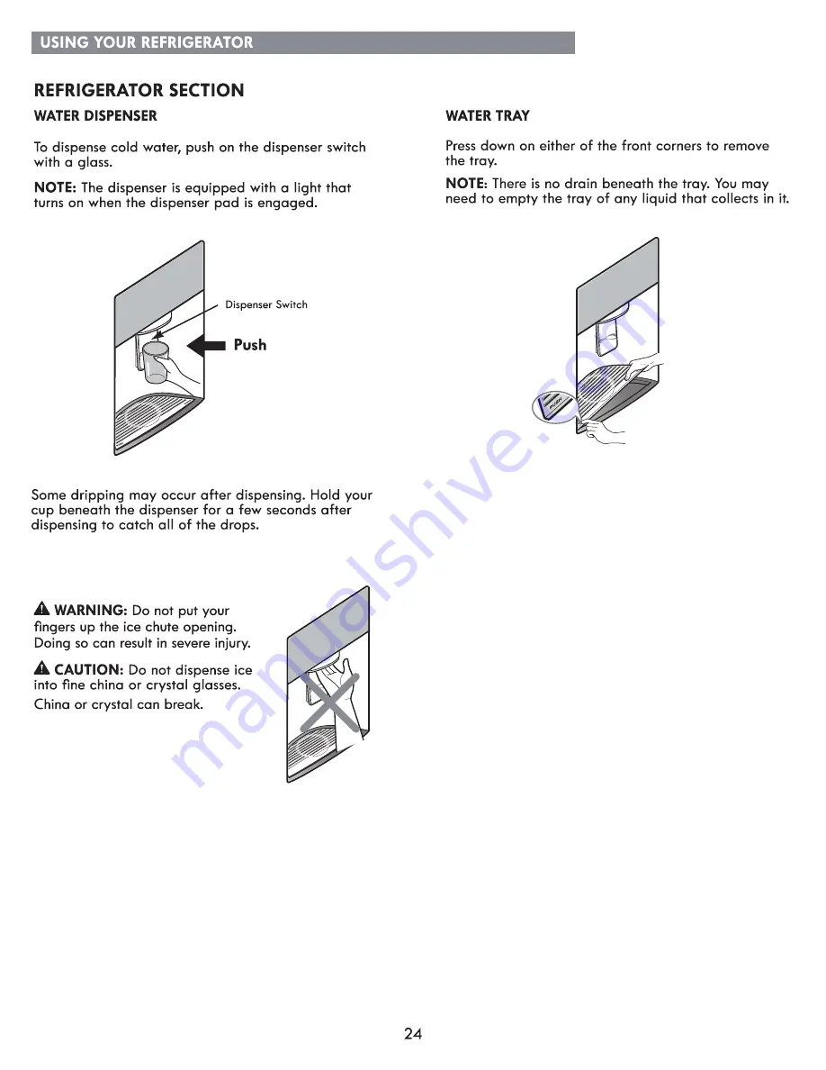 Kenmore Grab-N-Go 795.7033 Series Use & Care Manual Download Page 24