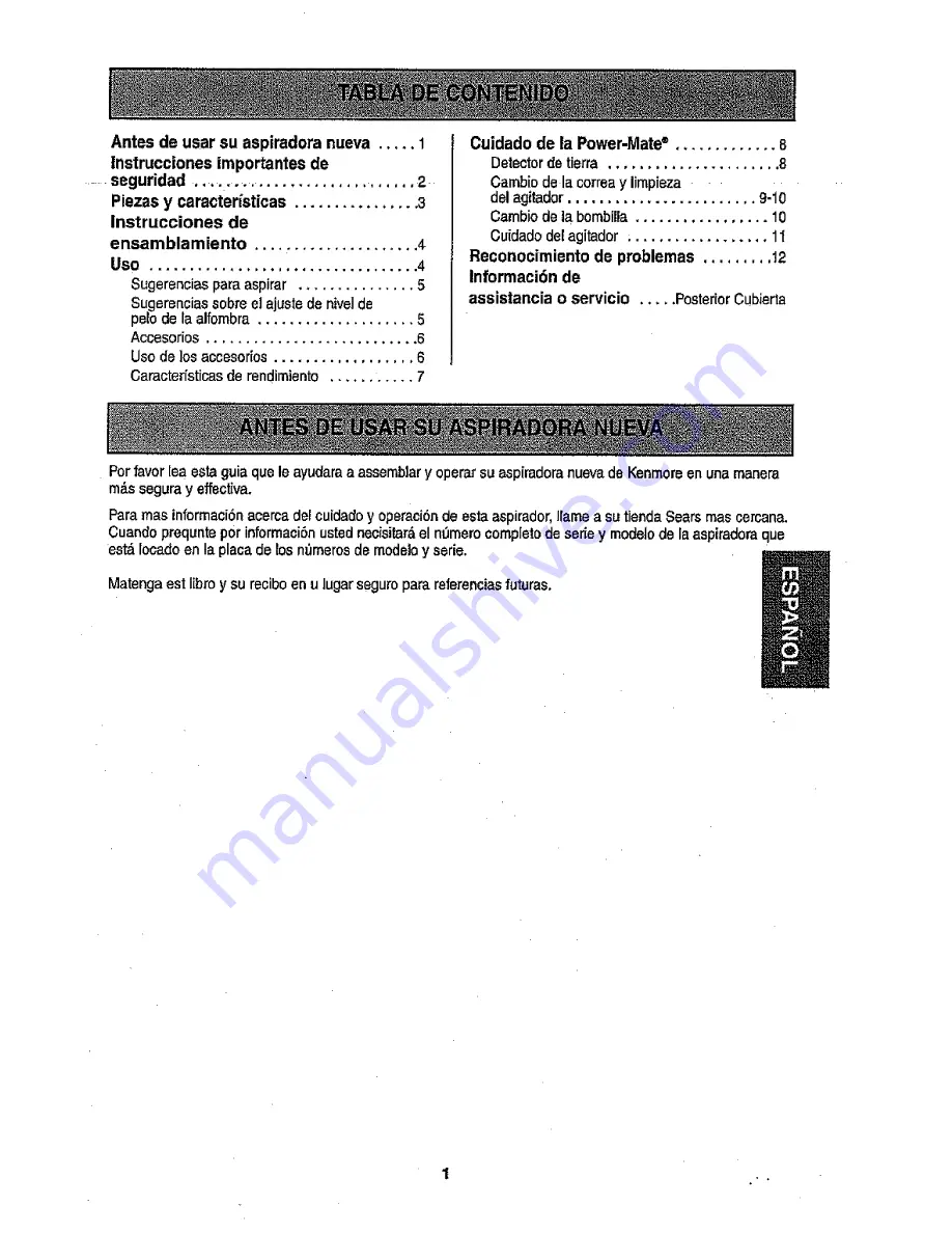 Kenmore KC01ZCNTZ000 Owner'S Manual Download Page 15