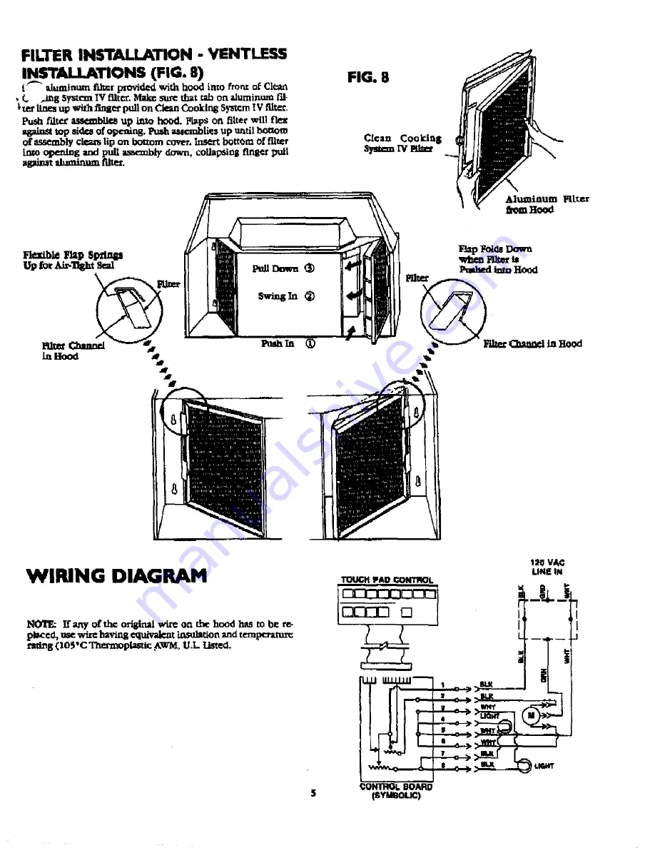 Kenmore KENMORE 233.5534559 Owner'S Manual Download Page 5