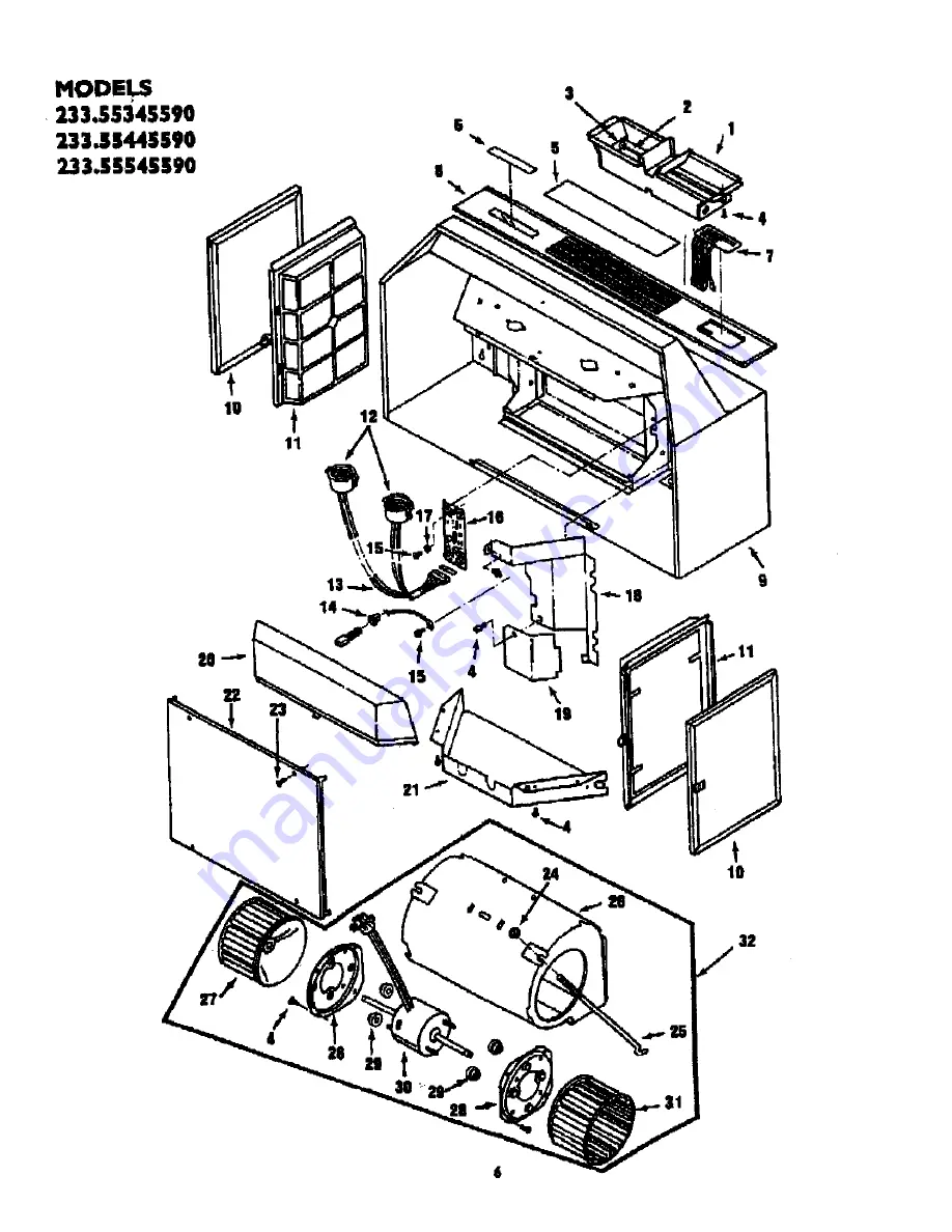 Kenmore KENMORE 233.5534559 Owner'S Manual Download Page 6