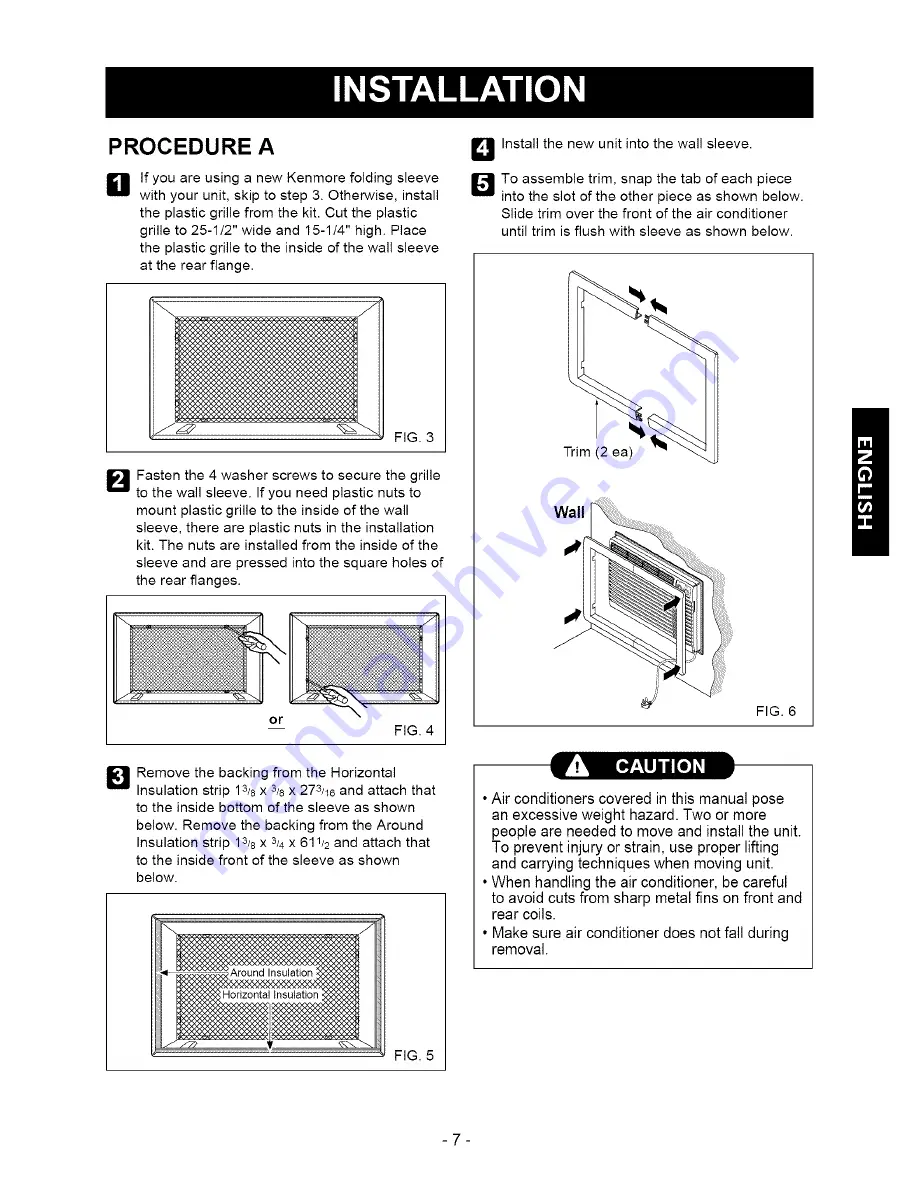 Kenmore Kenmore 580.72087200 Owner'S Manual Download Page 7