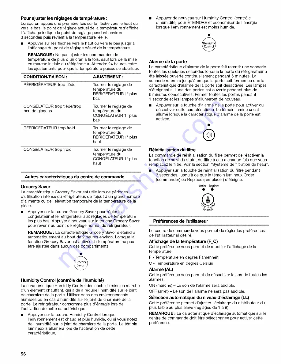 Kenmore Kenmore Bootom-Mount Refrigerator Скачать руководство пользователя страница 56