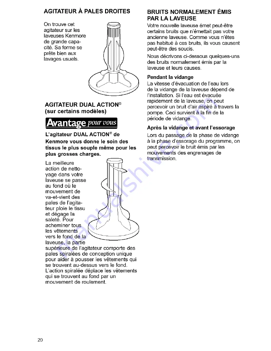 Kenmore Kenmore One-Speed Automatic Wa Owner'S Manual & Installation Instructions Download Page 78