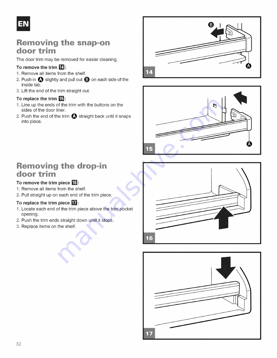 Kenmore Kenmore Top-mount Refrigerator Скачать руководство пользователя страница 32