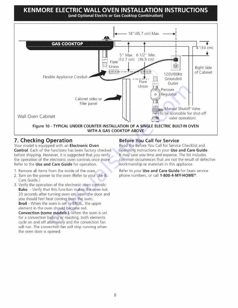 Kenmore L0909507 Installation Instruction Download Page 8