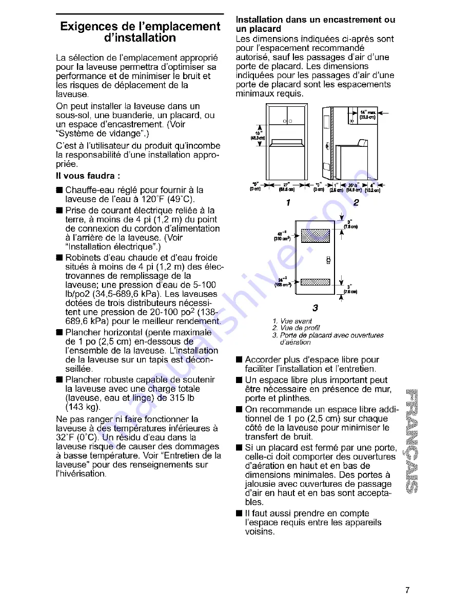 Kenmore One-speed automatic washers Owner'S Manual And Installation Instructions Download Page 65