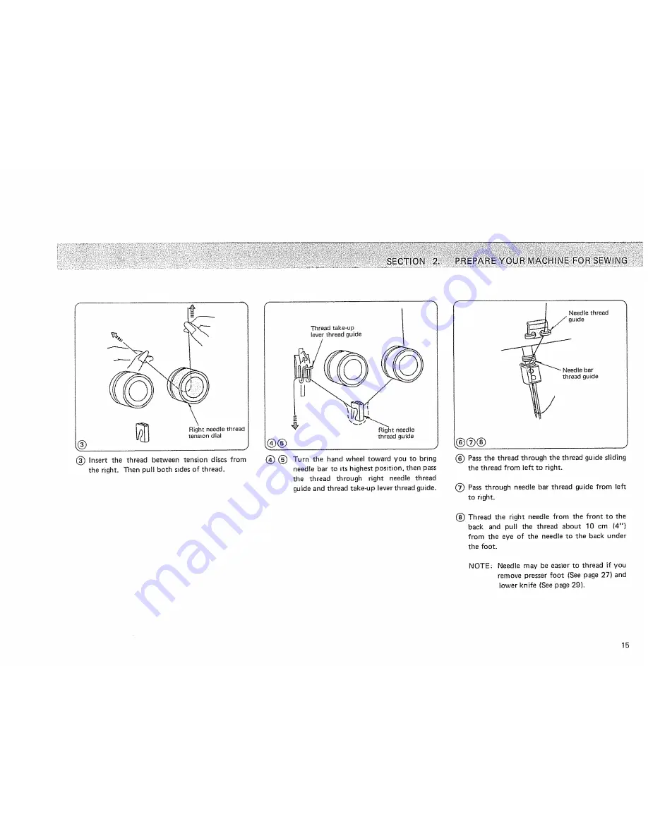 Kenmore OVERLOCK 385. 564180 Owner'S Manual Download Page 16