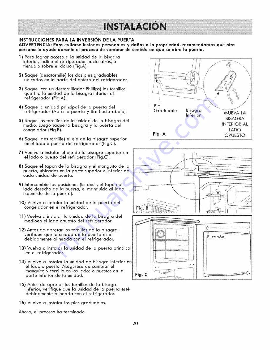 Kenmore Refrigerator-freezer 461.62402 Use And Care Manual Download Page 21