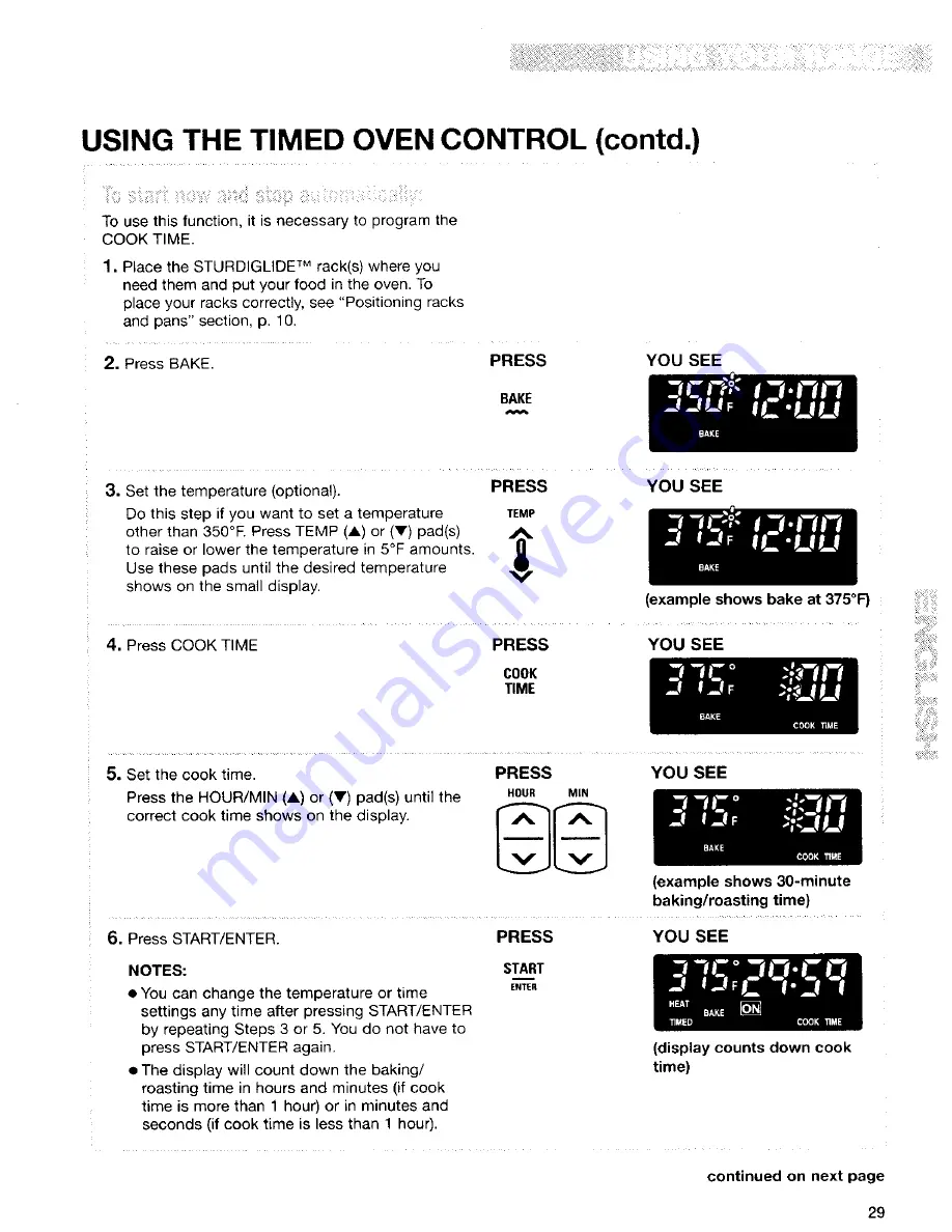 Kenmore SENS-A-CLEAN 665.75842 Скачать руководство пользователя страница 29