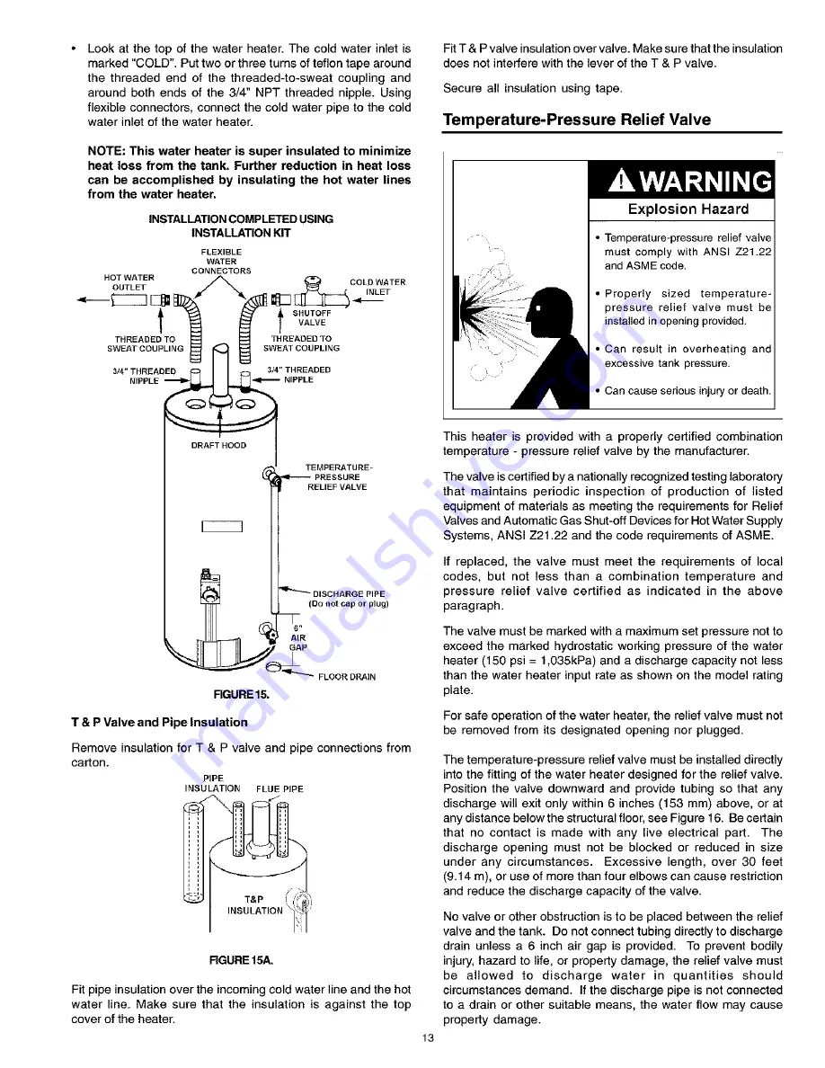 Kenmore THE ECONOMIZER 153.33316 HA Owner'S Manual Download Page 13