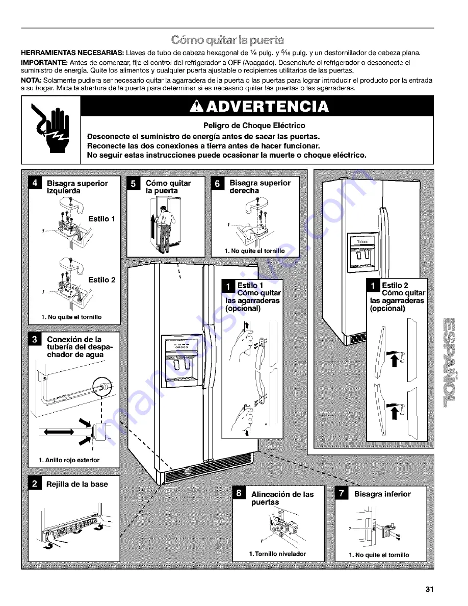 Kenmore Top-mount refrigerator 106 Use & Care Manual Download Page 31